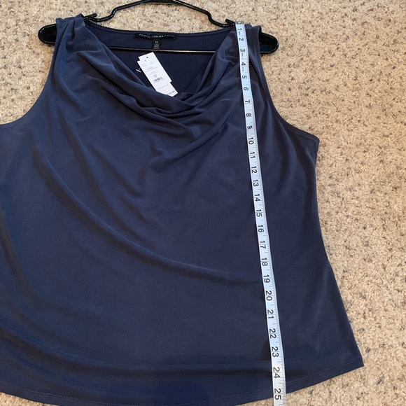 White House Black Market Drape Neck Tank - Picture 3 of 8